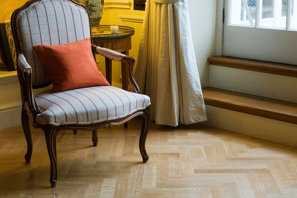Classic Herringbone Wooden Flooring